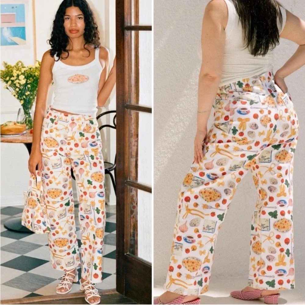 Lisa Says Gah White Pasta Buon Appetito Robyn Jeans New with Tags! - Picture 2 of 12